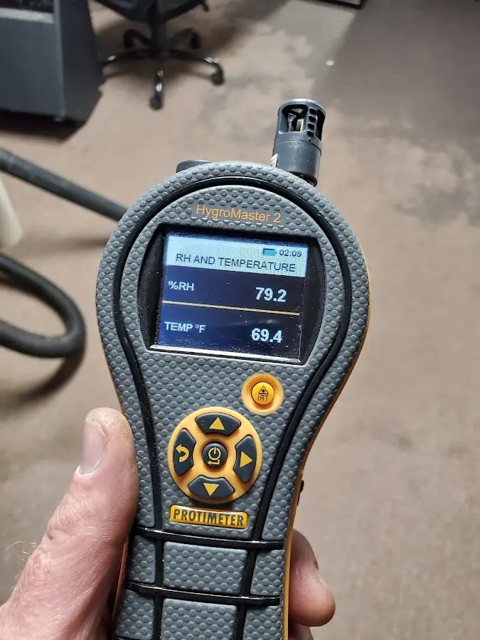 Moisture meter humidity assessment for Fire & Smoke Damage Restoration in Homestead