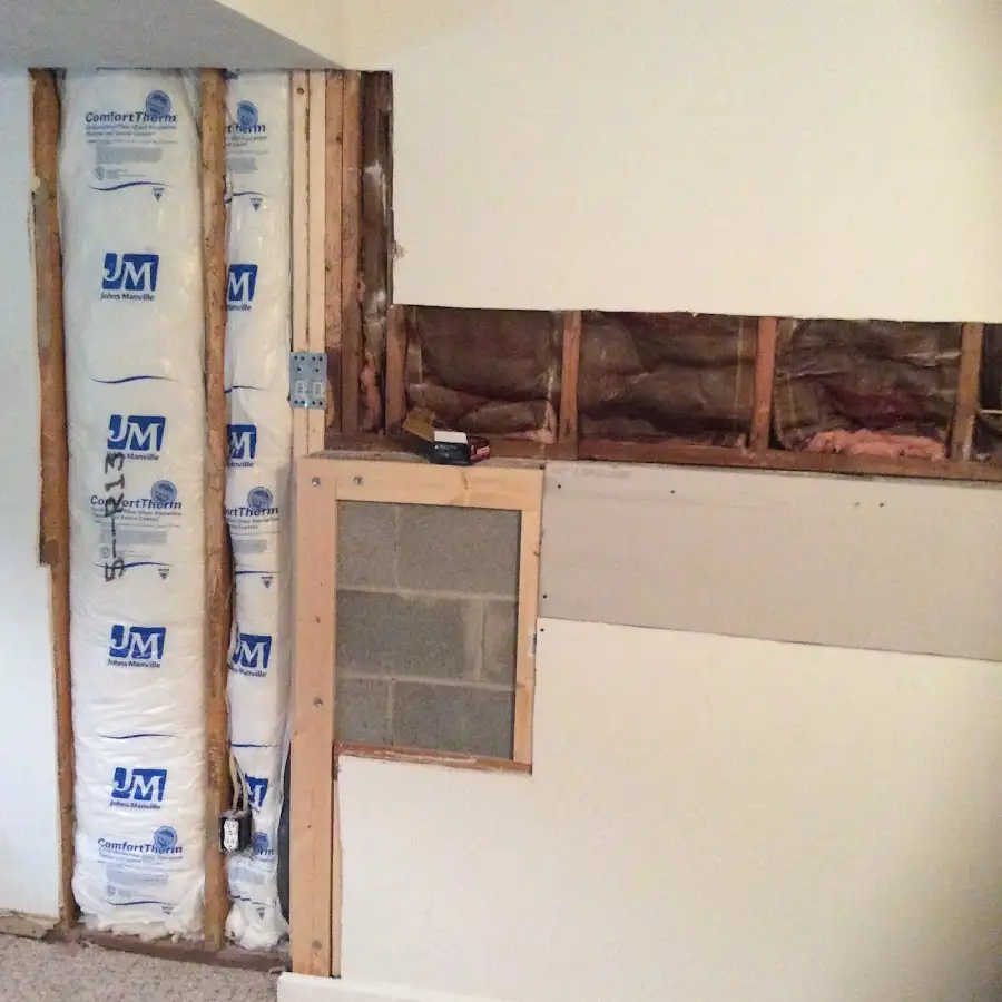 Wall insulation replacement during Contents Cleaning & Restoration in Homestead